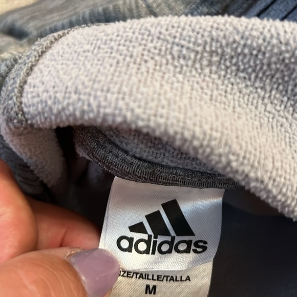 ADIDAS Youth Pullover Grey/ Black Hoodie size Medium(10/12) - Picture 8 of 8